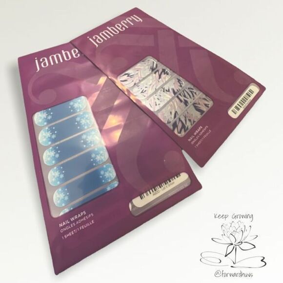 Bundle Sale 3 for $15 | Jamberry - 2 Full Sheet Nail Wraps - Picture 4 of 12